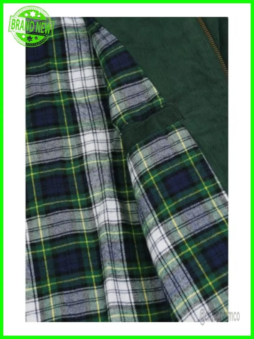 Women's Cotton Corduroy Jacket Full Zip Flannel Lined Casual
